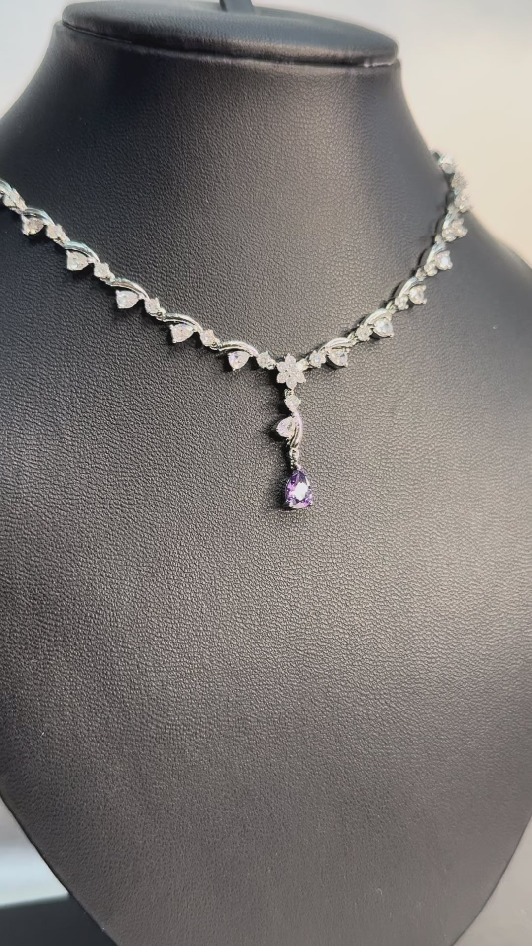 Amethyst Elegance Necklace | LB100